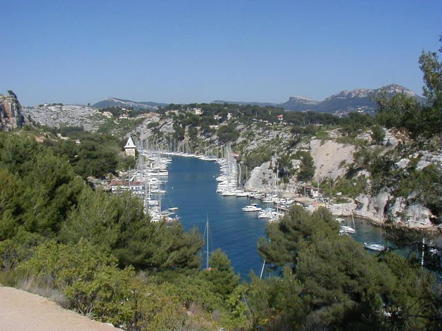 Cassis Calanques, 2 Pieces Grande Terrasse Vue Mer Kültér fotó